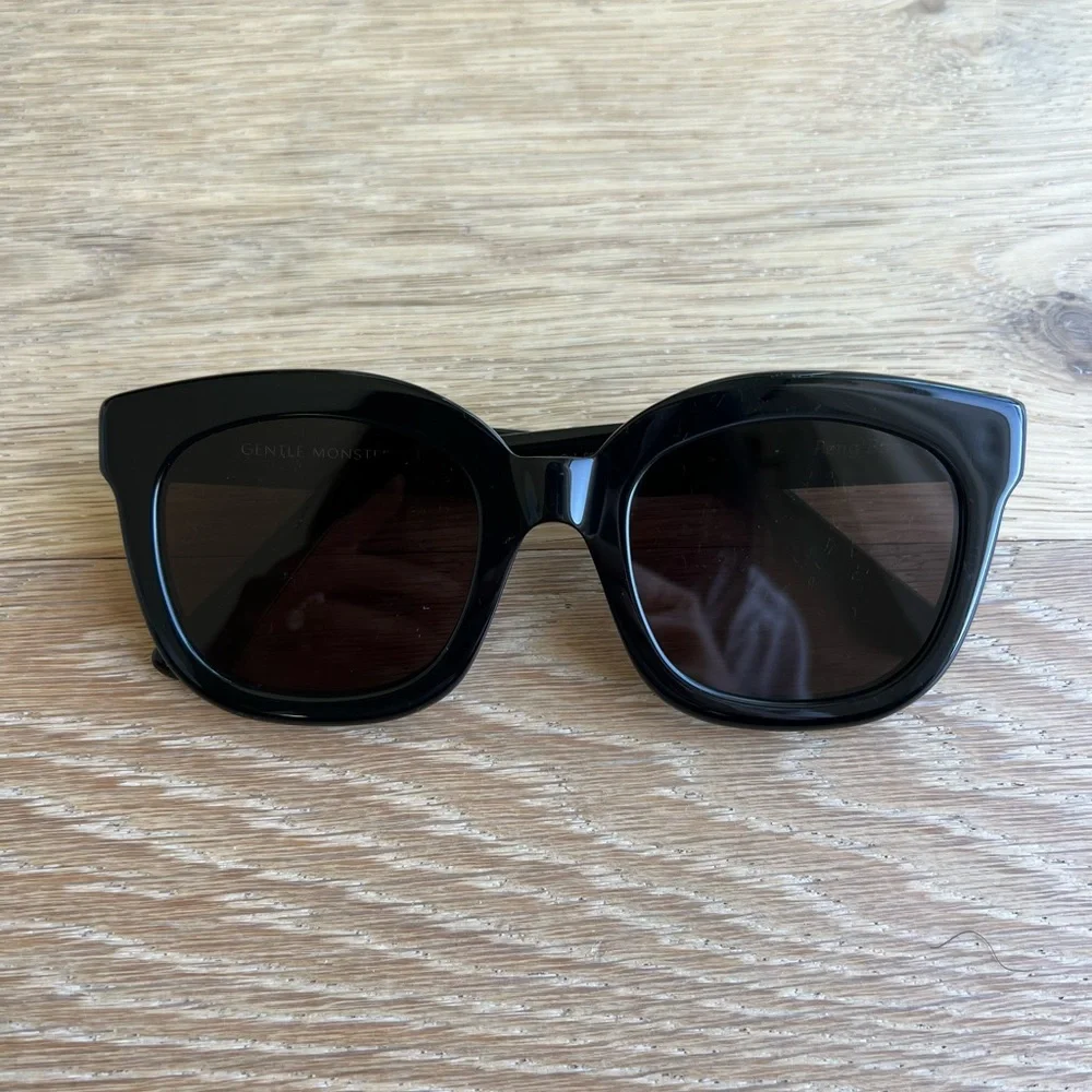 Gentle Monster Peng Bon Black Frame Sunglasses - Picture 1 of 4
